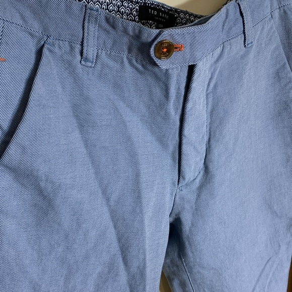 Ted Baker Light Blue Twill Weave Chino’s 28R Sturchi - Picture 5 of 12